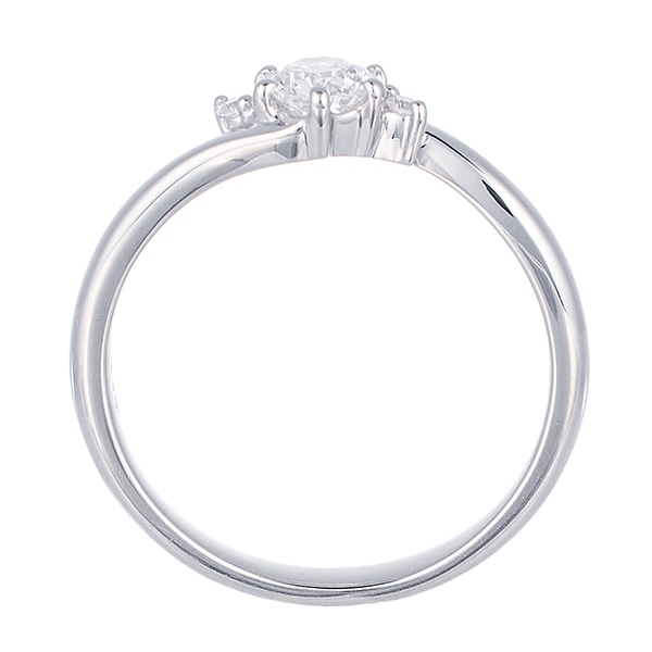 プラチナ鑑定書付ダイヤモンドリング（0.3カラット）(RKR357)|TSUTSUMI