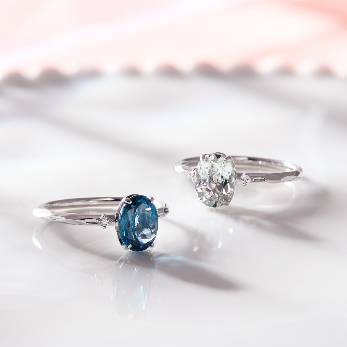 K10ホワイトゴールドロンドンブルートパーズリング(RFR341-002