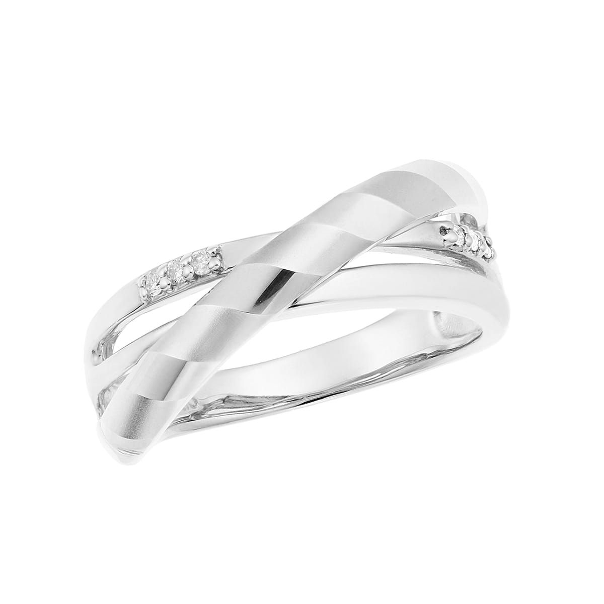 K10イエローゴールド/K10ピンクゴールドダイヤモンドリング(RFR698-001