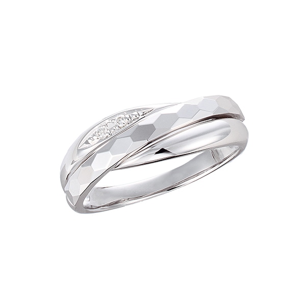 K10ホワイトゴールドダイヤモンドリング(RFR055)|TSUTSUMI（ジュエリー