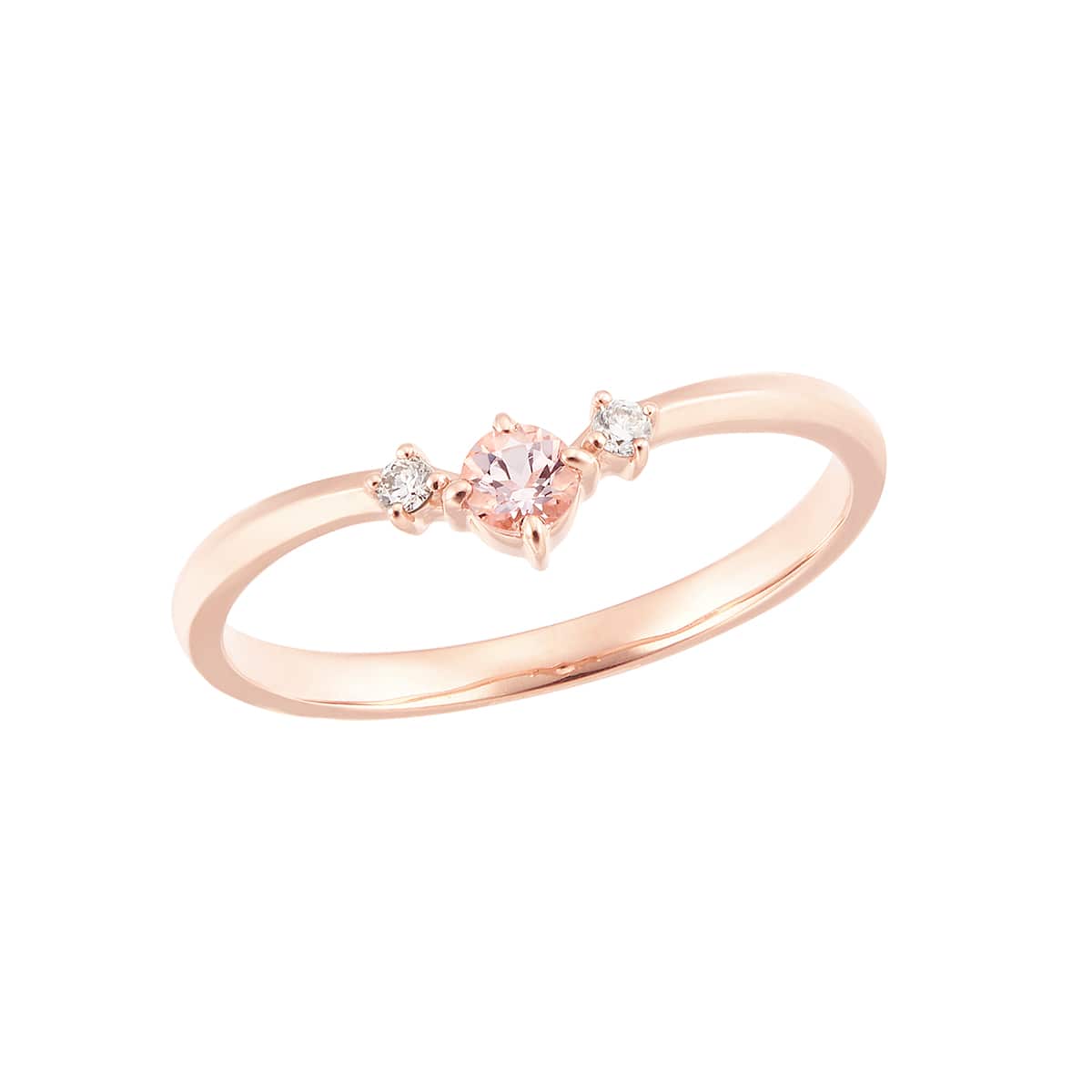 K10ピンクゴールドピンクトルマリンリング(RFR726-002)|TSUTSUMI