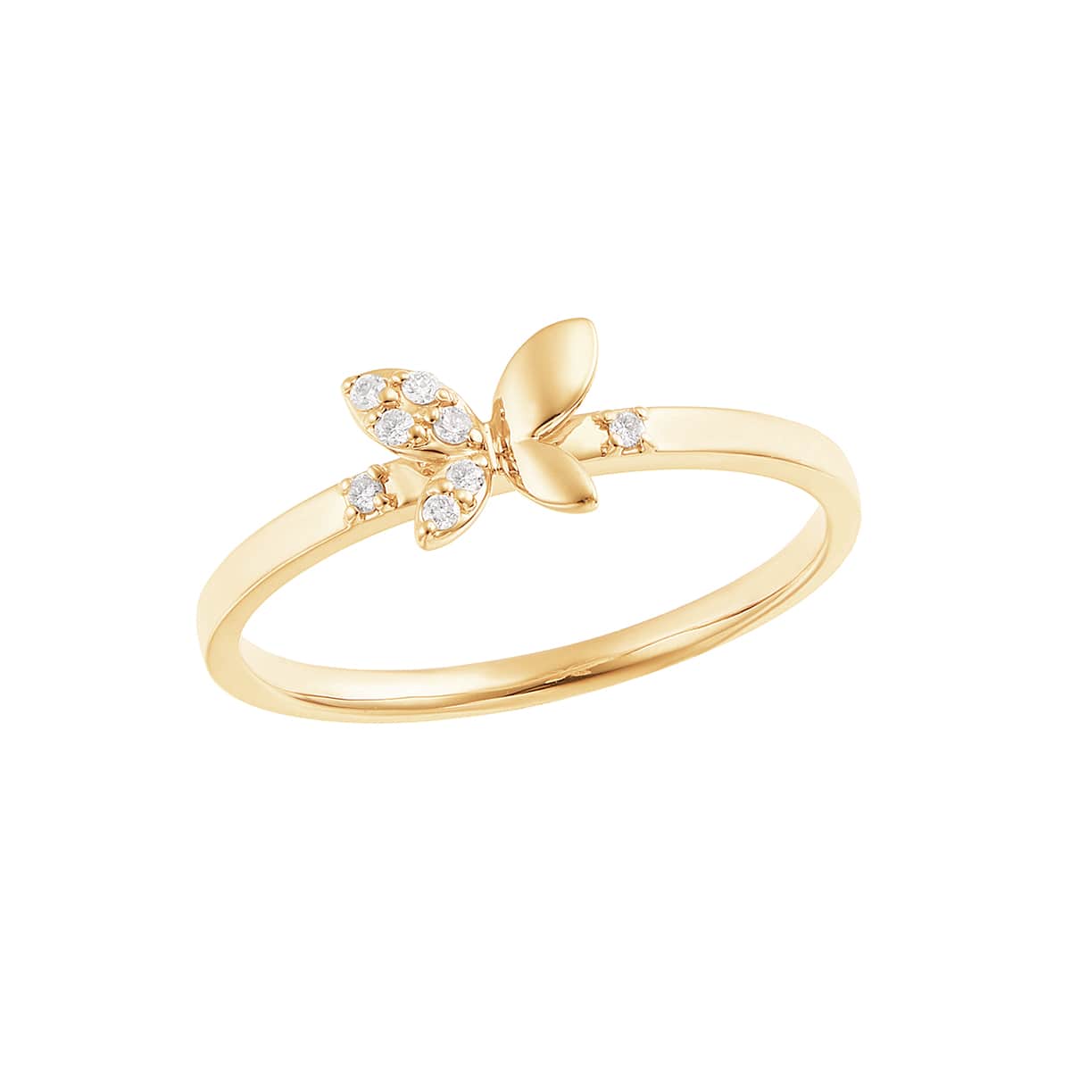 K10ピンクゴールドダイヤモンドリング(RFR140-001)|TSUTSUMI