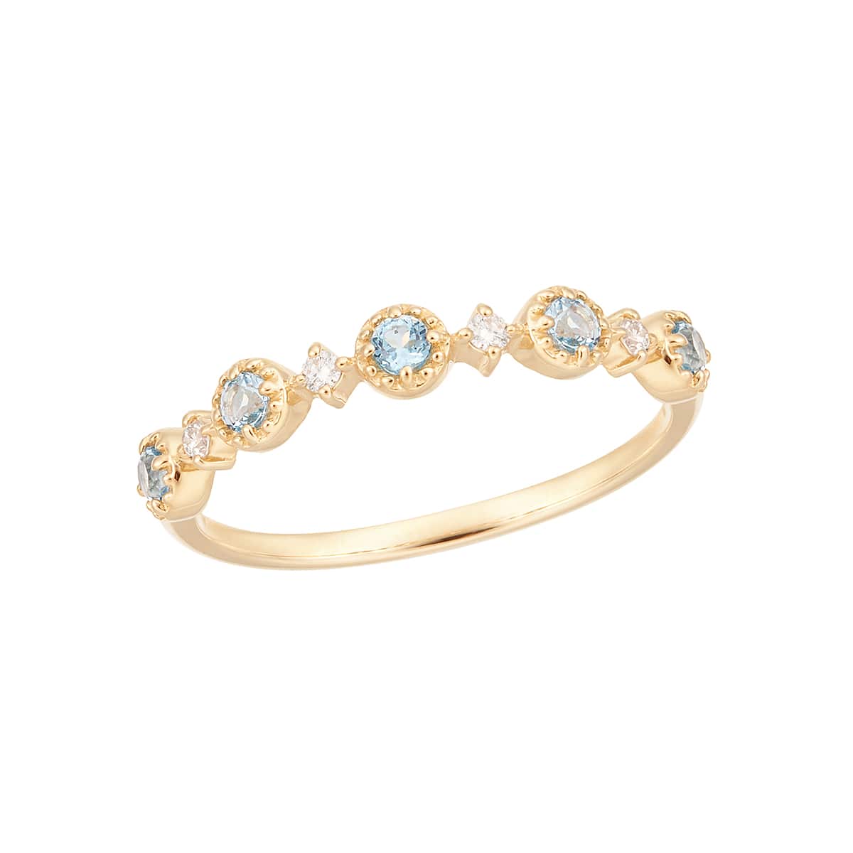 K10ホワイトゴールドブルートパーズリング(RFR137-001)|TSUTSUMI