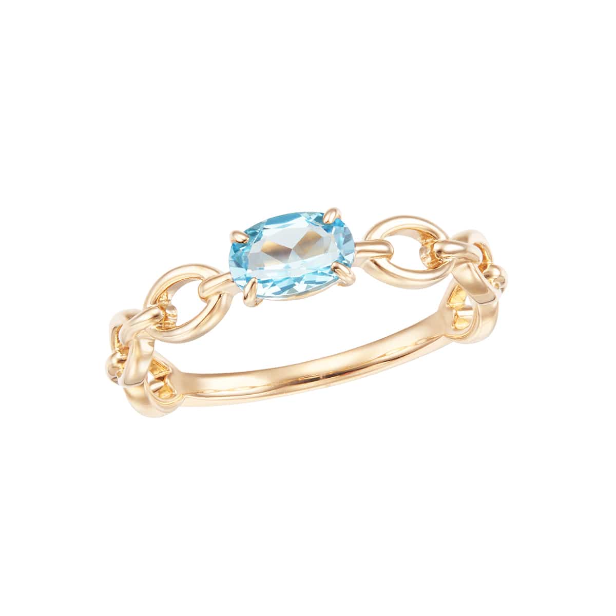 K10イエローゴールドスカイブルートパーズリング(RFR072-002)|TSUTSUMI