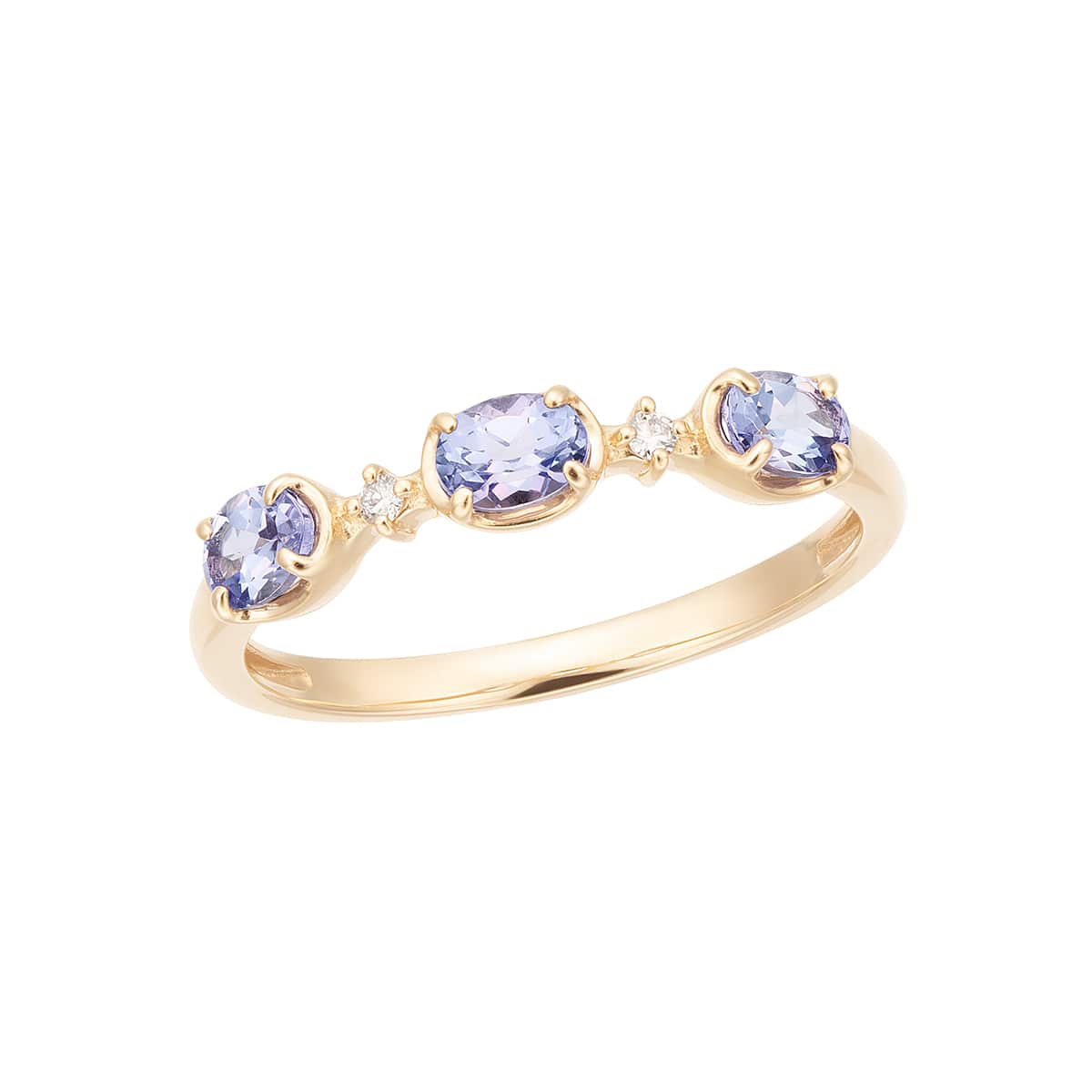 K10イエローゴールドタンザナイトリング(RFR757-002)|TSUTSUMI