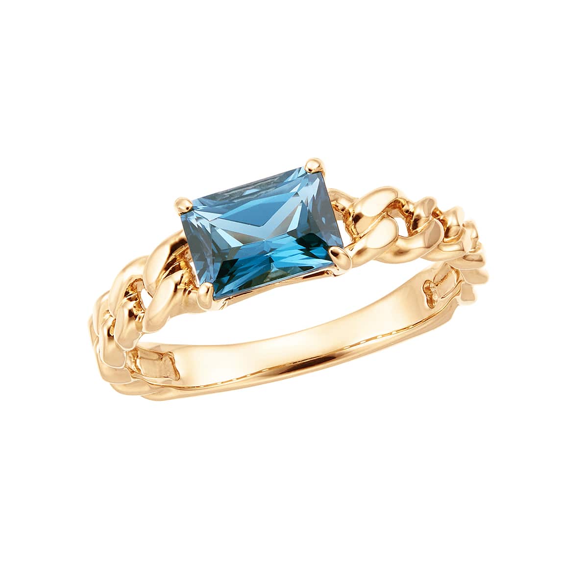 K18イエローゴールドロンドンブルートパーズリング(RFR720-002