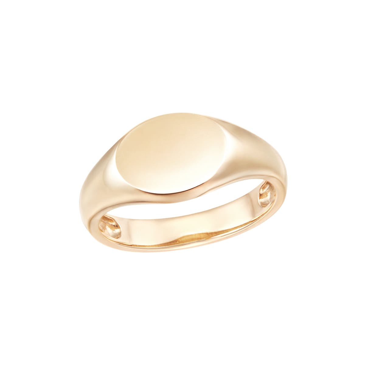 K10イエローゴールドリング（ピンキーリング）(RFR049-002)|TSUTSUMI