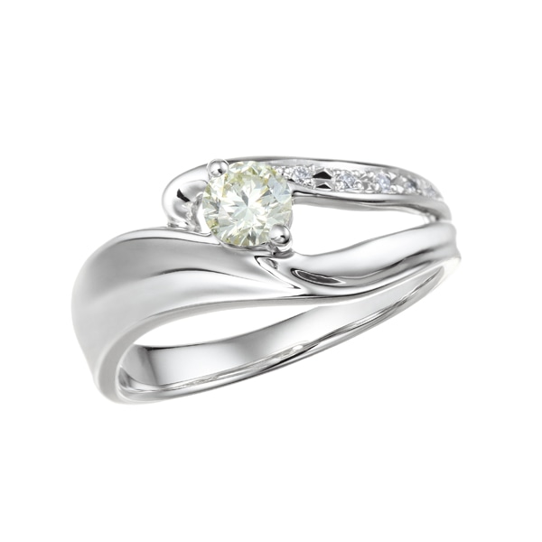 プラチナ鑑定書付ダイヤモンドリング（0.3カラット）(RKR313)|TSUTSUMI