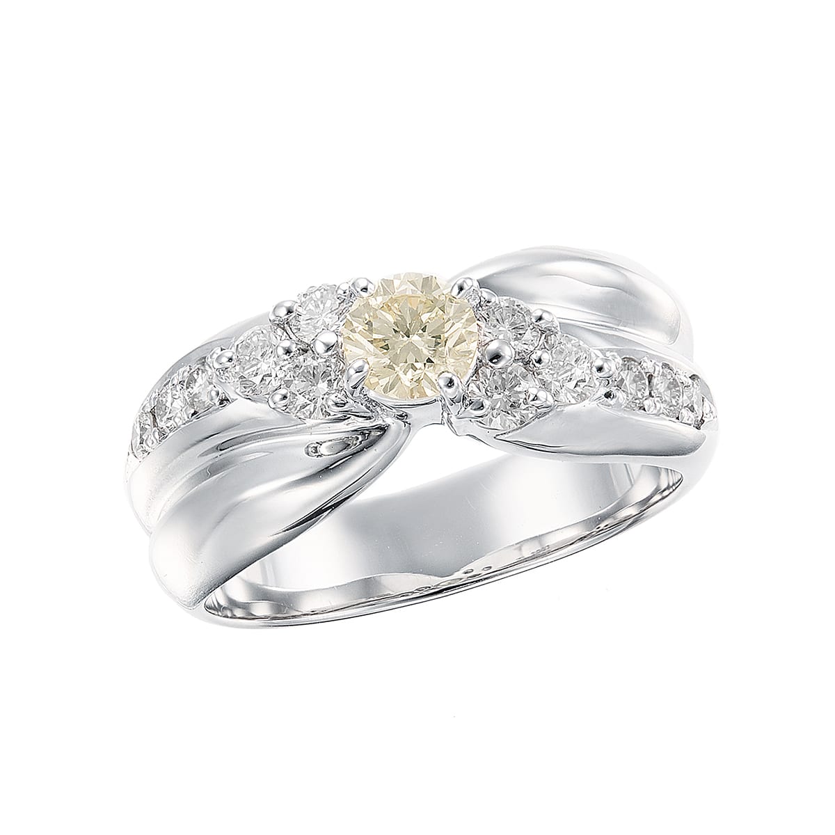 プラチナ鑑定書付ダイヤモンドリング（0.4カラット）(RKR334)|TSUTSUMI