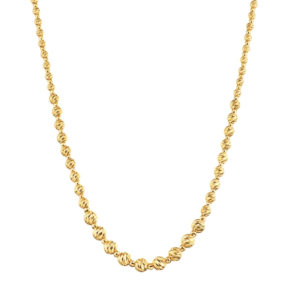 K18イエローゴールドロングネックレス(RNC513)|TSUTSUMI（ジュエリー