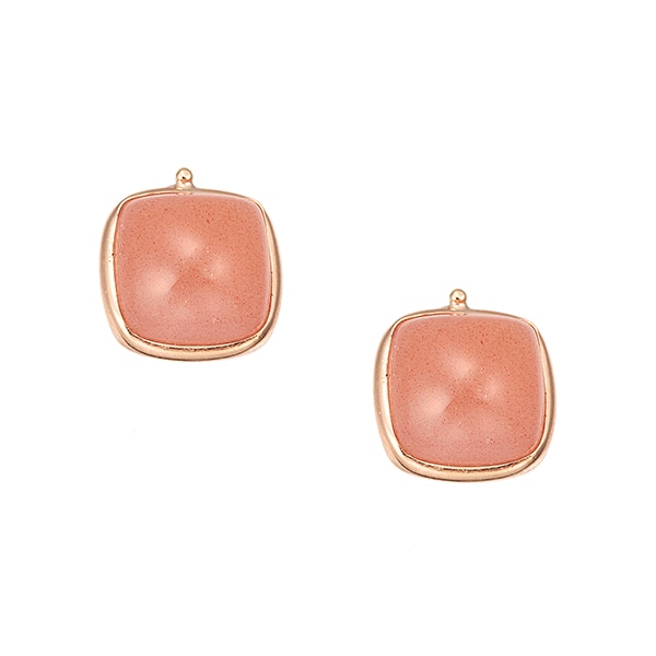 K10イエローゴールドオレンジムーンストーンピアス(RPE518-002