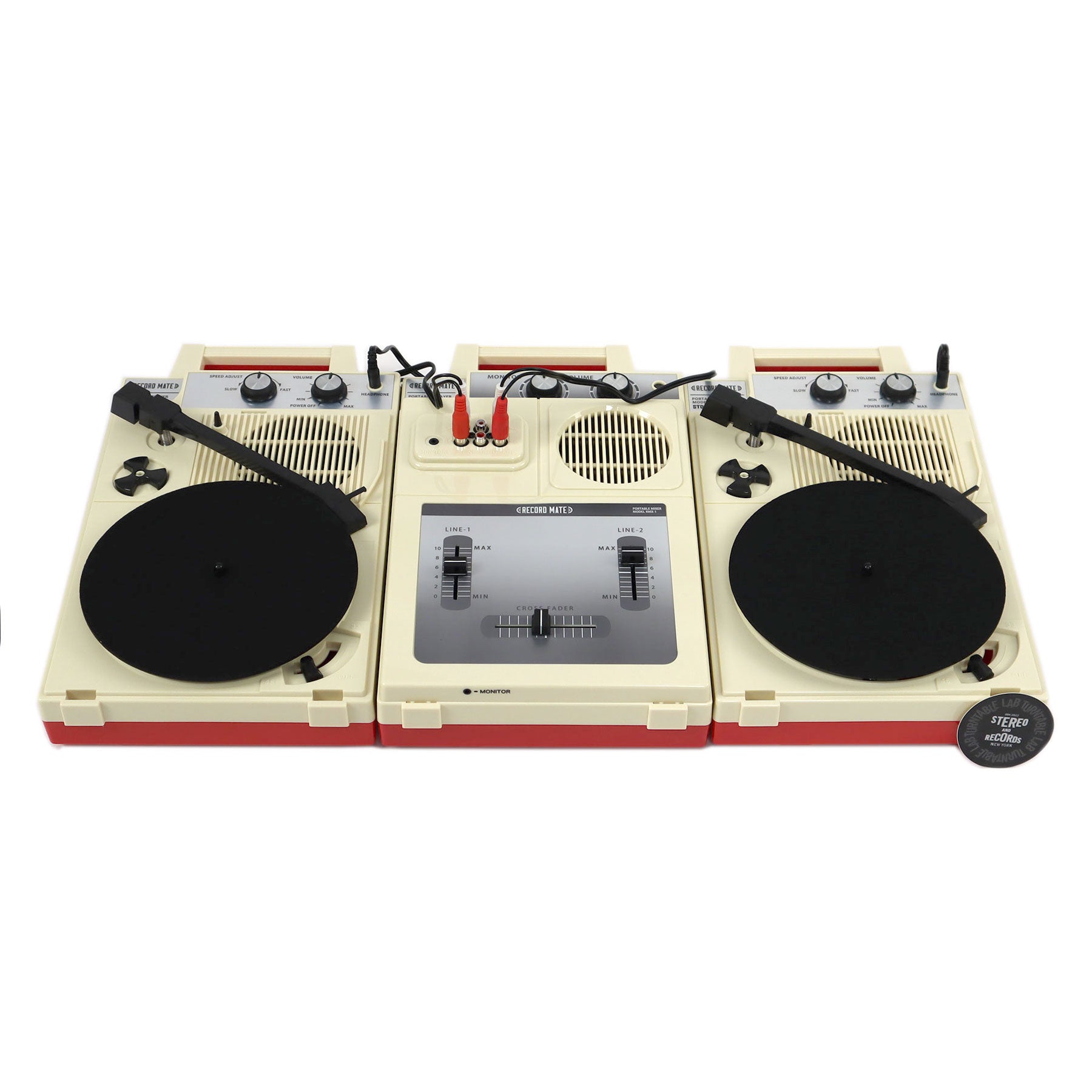 Stokyo: Complete Portable DJ Set (2x RM-1 Turntables, 1x RMX-1