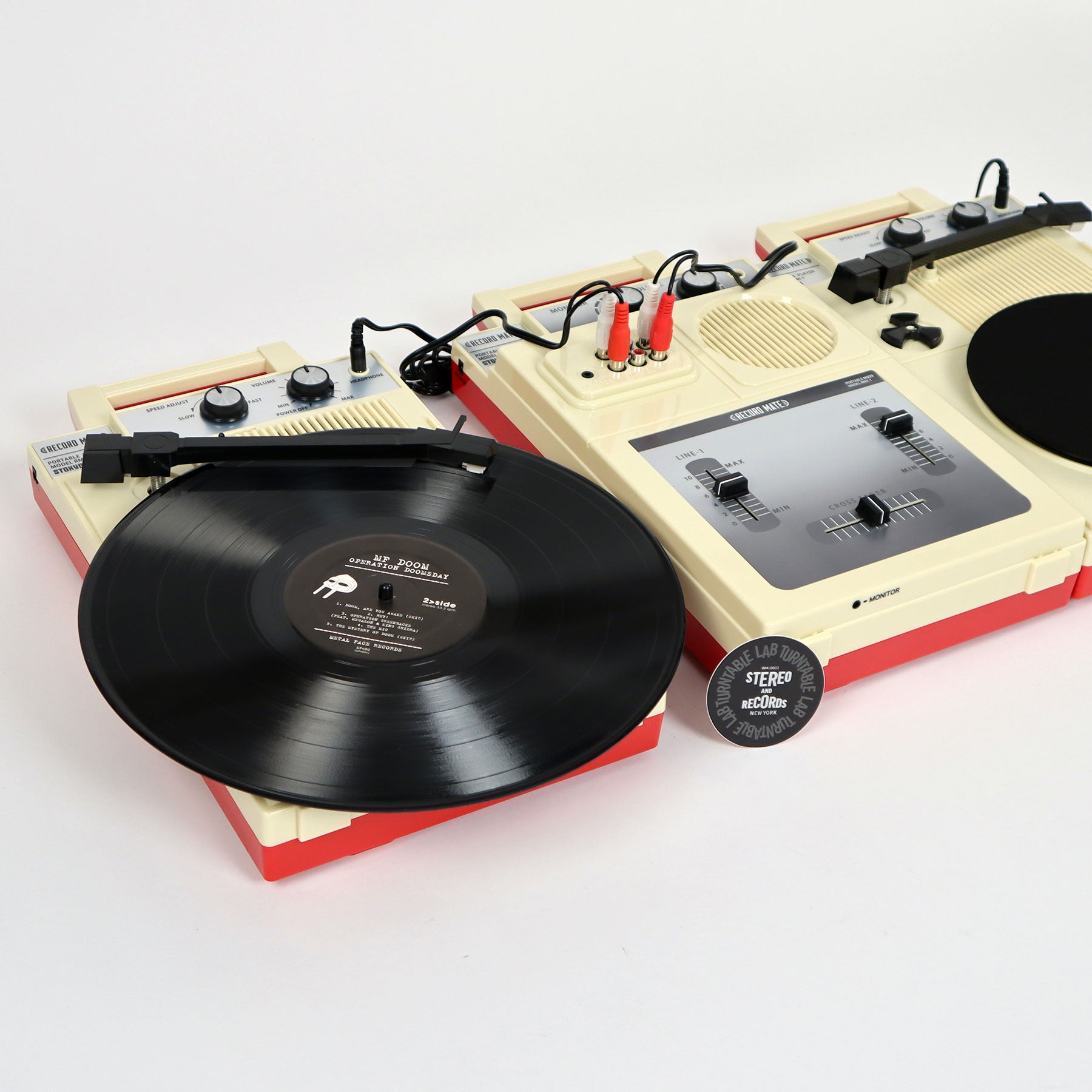 Stokyo: Complete Portable DJ Set (2x RM-1 Turntables, 1x RMX-1