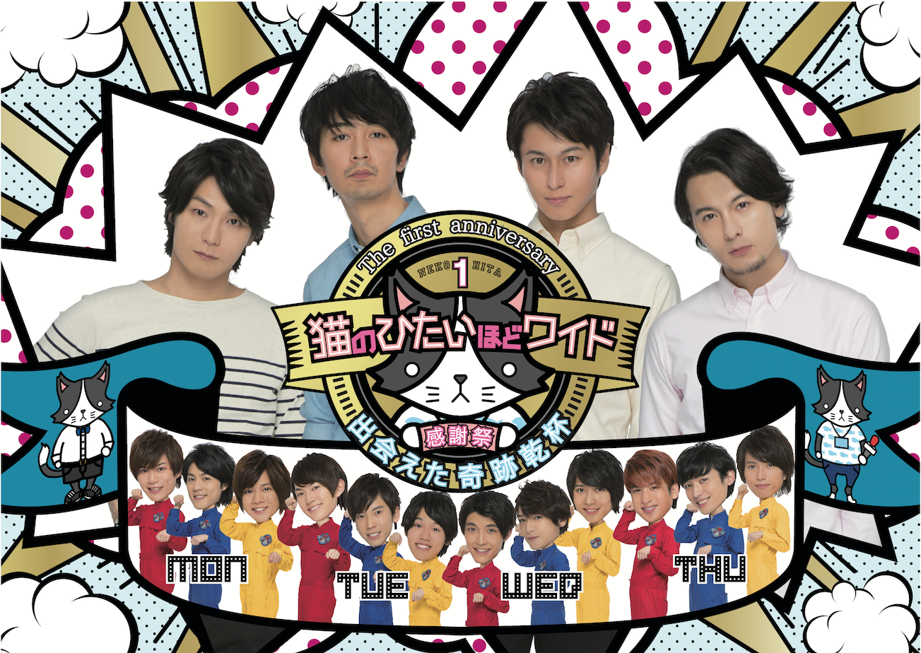 tvk 猫のひたいほどワイド 祝1周年感謝祭 ～出会えた奇跡乾杯