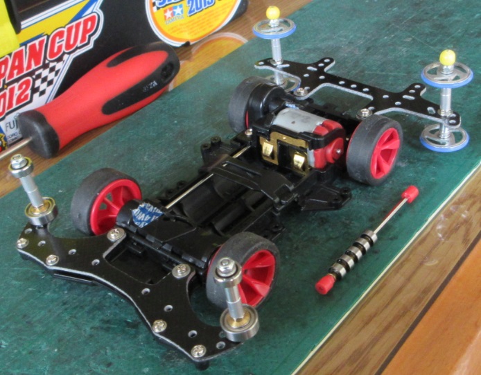 ミニ四駆VZシャーシ駆動検証