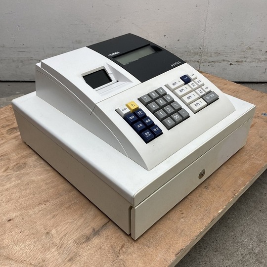 レジスター CLOVER N100LC W340×D360×H200mm 中古 業務用 店舗用