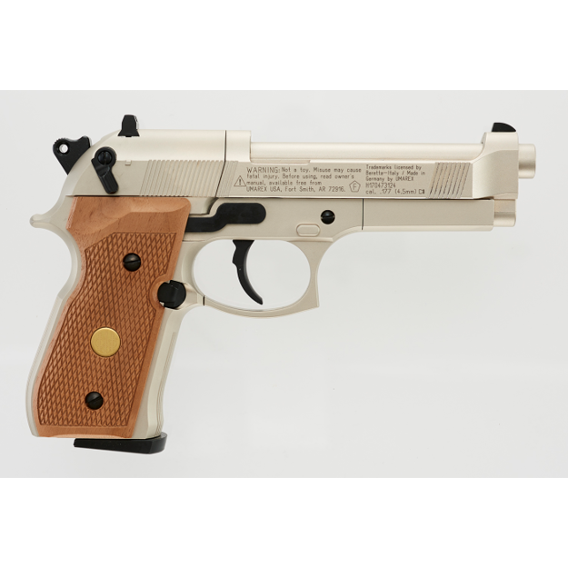 BERETTA M 92 FS NICKEL/WOOD | Umarex USA