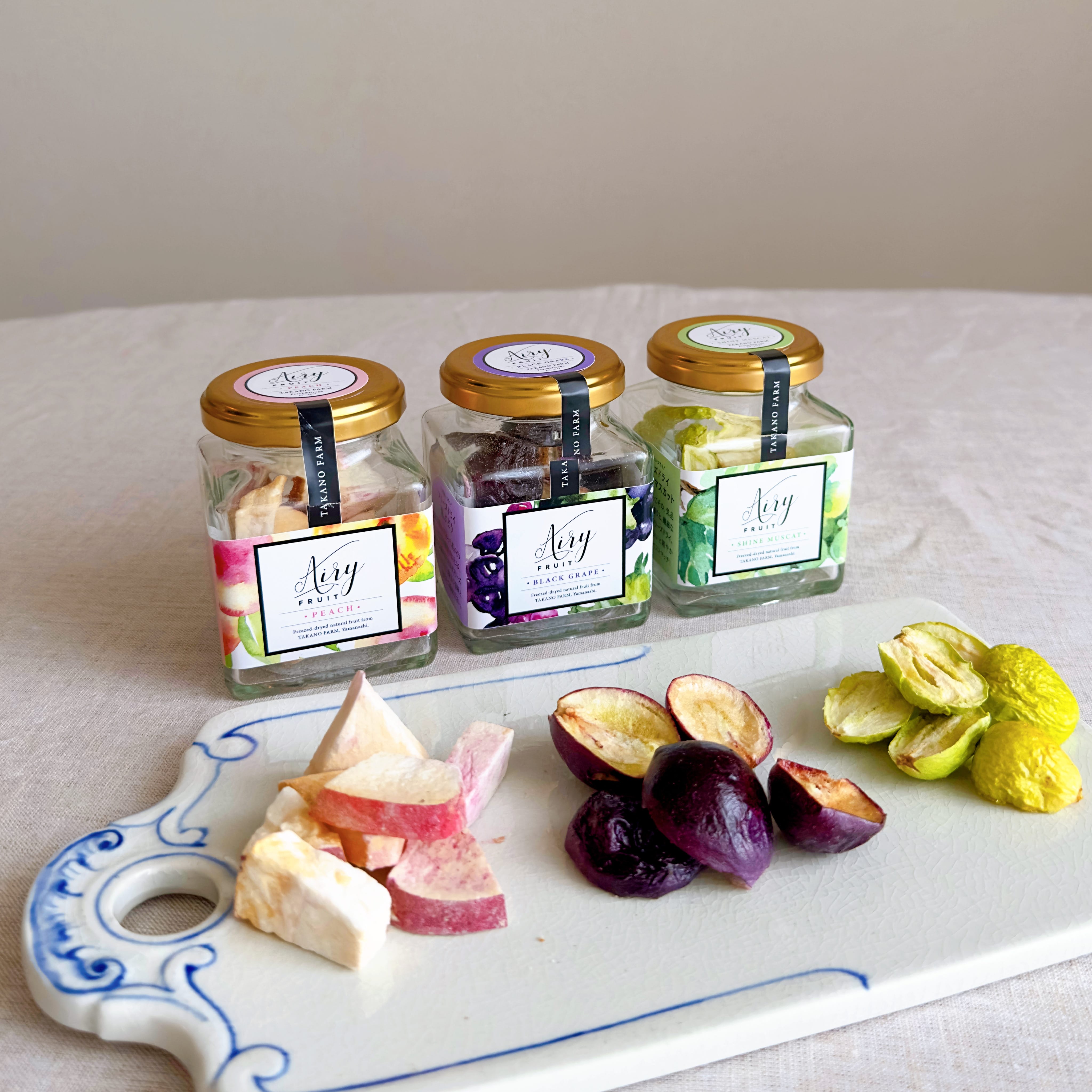 国産果物フリーズドライのエアリーフルーツ 3種 化粧箱入りセット