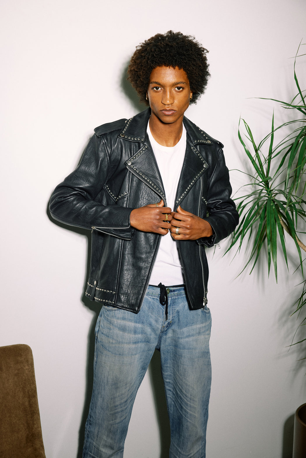 MENS PEBBLED JACKSON MOTO JACKET — Understated Leather