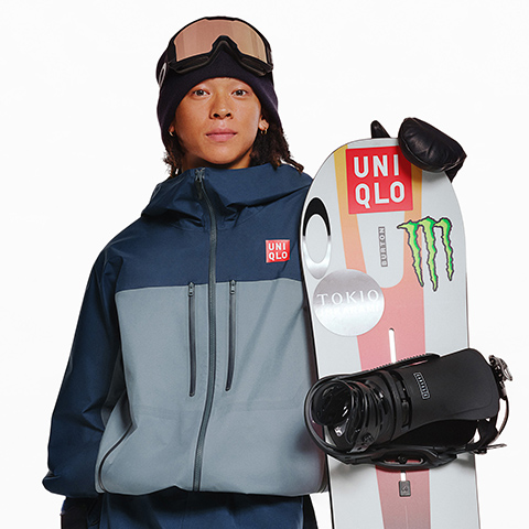 ハイブリッドダウンスノーボードパーカ（平野歩夢モデル）発売記念