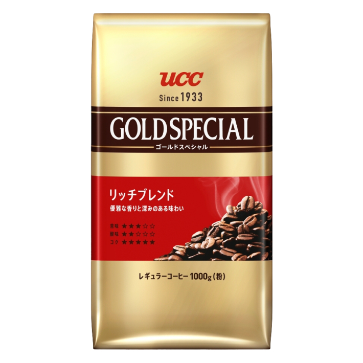 ゴールドスペシャルリッチブレンド 1000g【ECチャネル限定】 | UCC上島珈琲