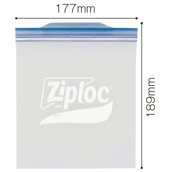 UCHIDASウチダスジップロック フリーザーバッグ Mサイズ