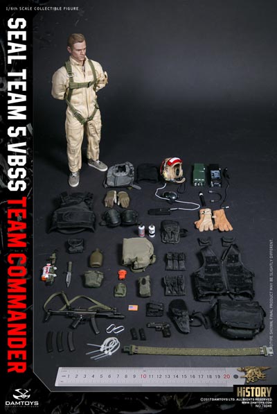 DAM】No.78046 HISTORY SERIES 1/6 SEAL TEAM 5 VBSS TEAM COMMANDER