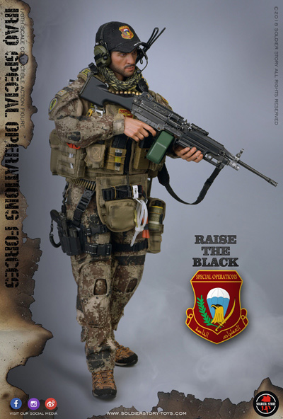 Soldier Story】SS107 1/6 Iraq Special Operations Forces ISOF SAW