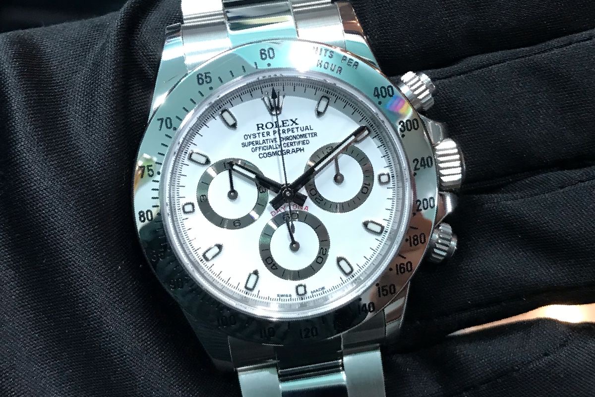 最終形態 鏡面バックル！ デイトナ 116520 白文字盤 のご紹介