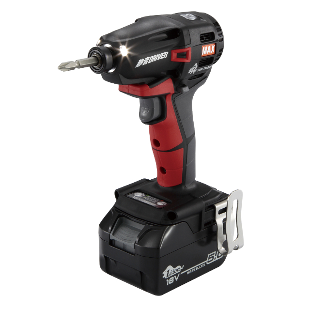 MAX PJ-SD102-B2C/1850A 充電式静音インパクトドライバ ウエダ金物