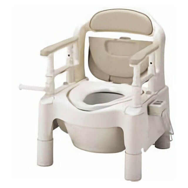 アロン化成 FX-CP 安寿 ポータブルトイレ ちびくまくん ソフト便座