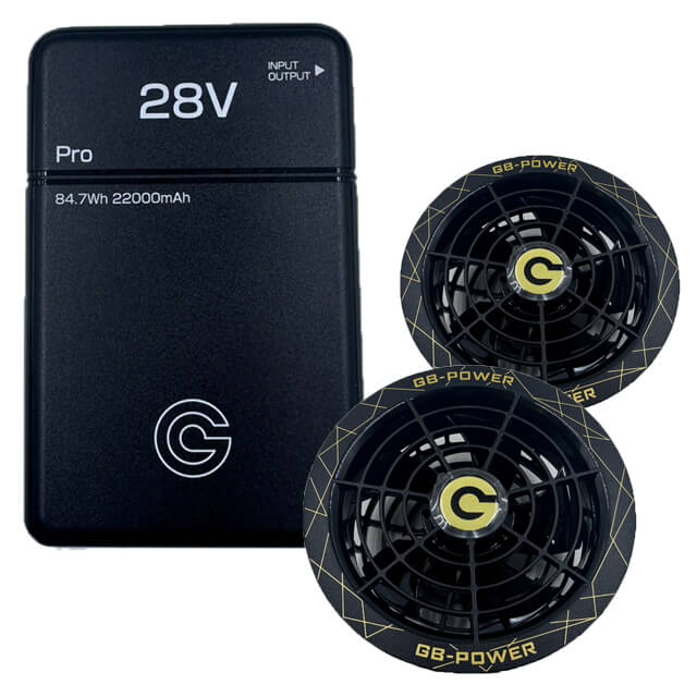 長信ジャパン GB424 ファンジャケット用24Vバッテリー