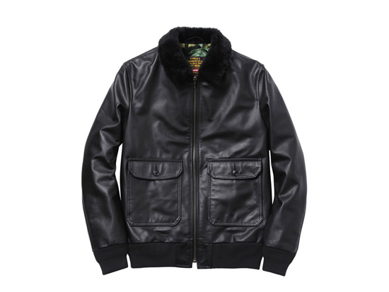 Supreme - Schott Leather Flight Jacket - UG.SHAFT