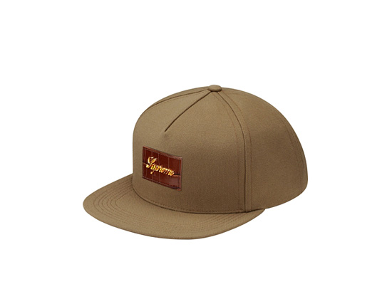 Supreme - Crocodile Script 5 Panel Hat - UG.SHAFT