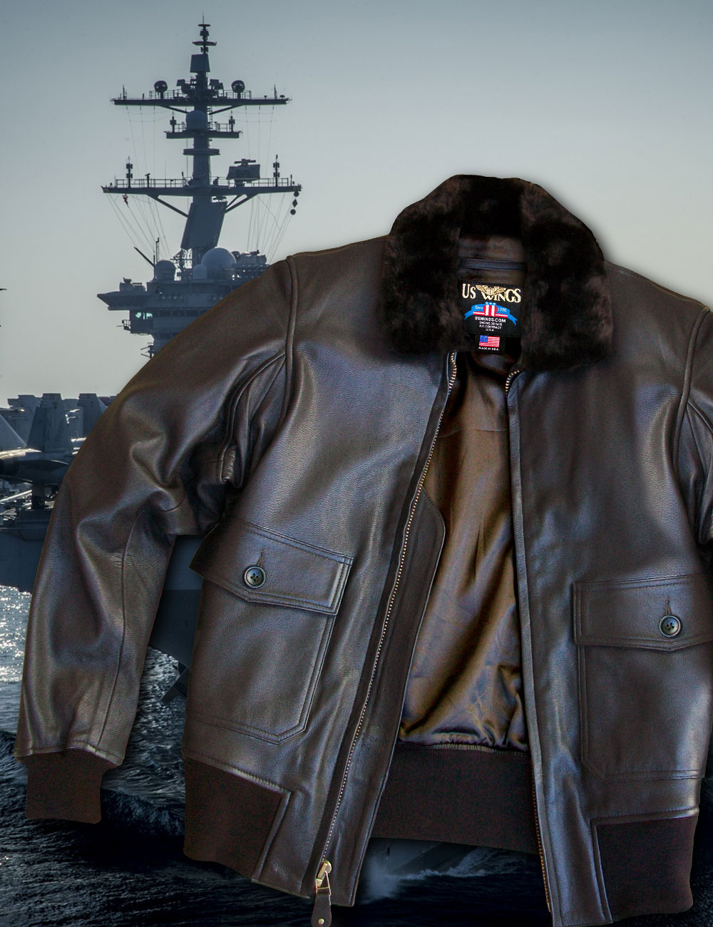 US Wings G-1 Flight Jacket - US Wings % %