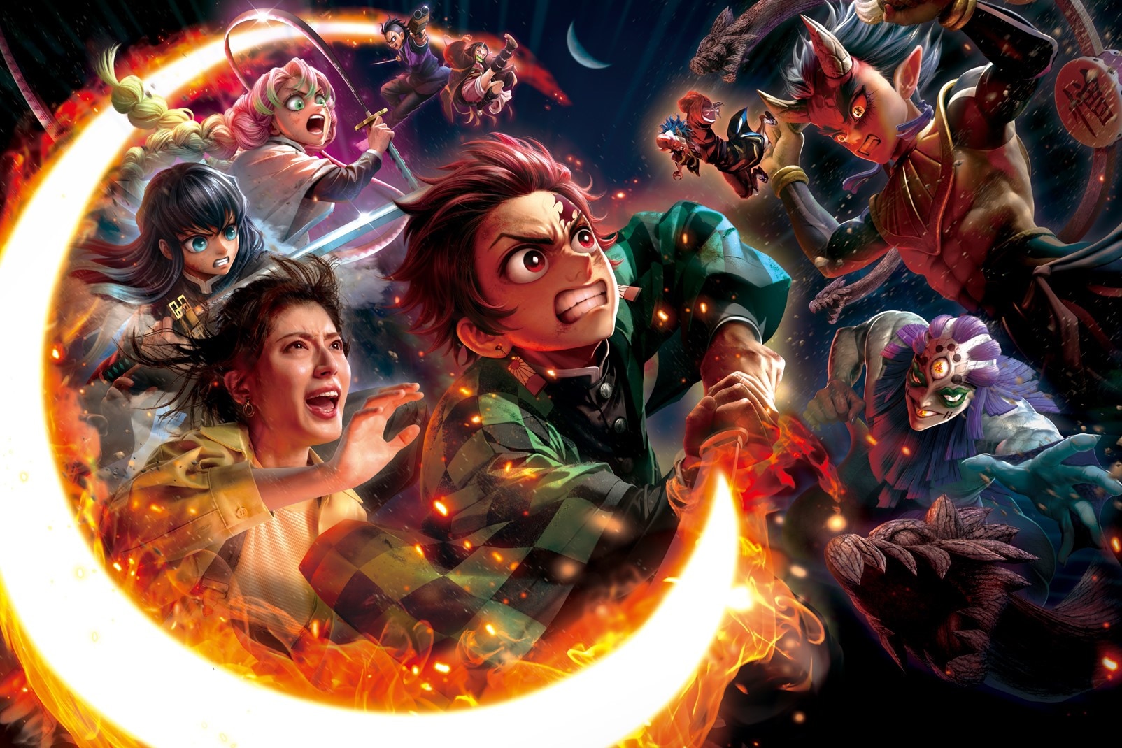 鬼滅の刃」の世界を全身で体感する2大アトラクションが完全新作で登場