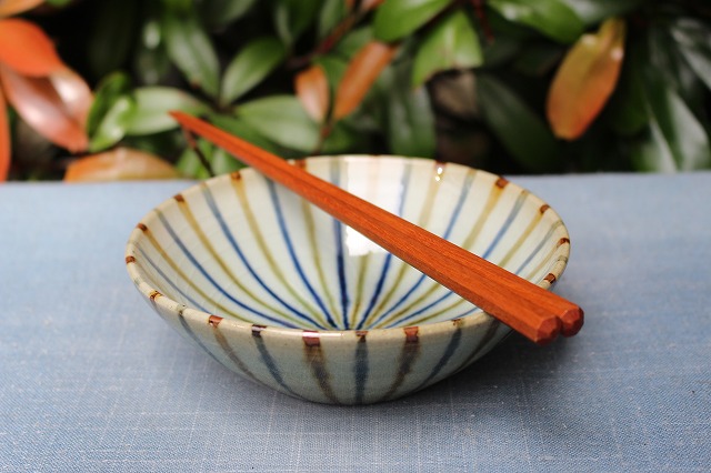 島根県松江市の袖師窯（尾野友彦）の十草鉢（小） うつわ家膳｜人気