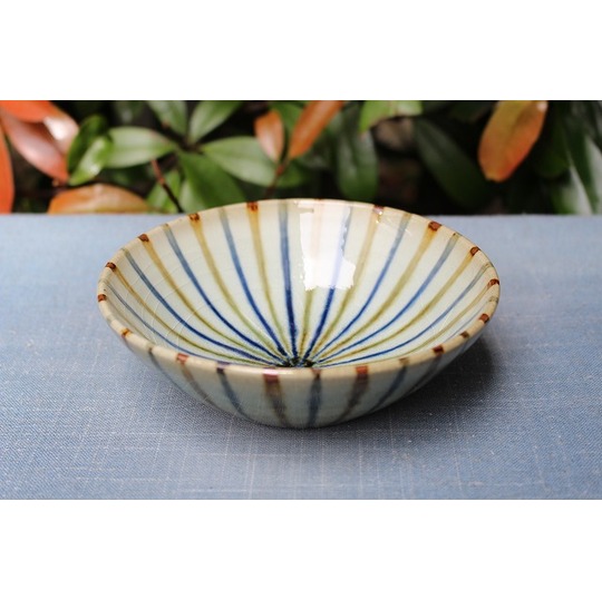 島根県松江市の袖師窯（尾野友彦）の十草鉢（小） うつわ家膳｜人気