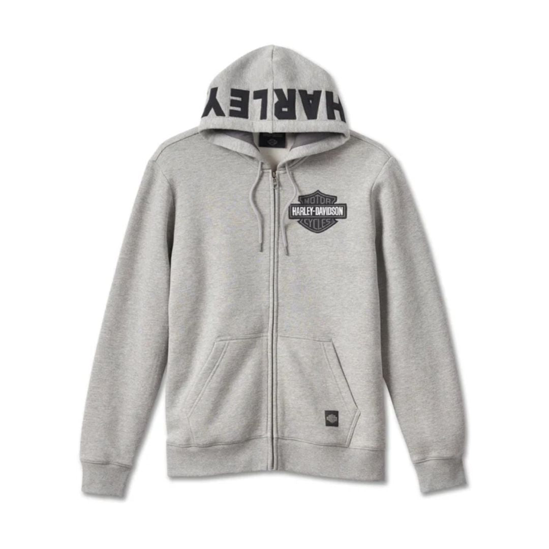 Harley-Davidson Men's Bar & Shield Revolution Zip-Up Hoodie – V