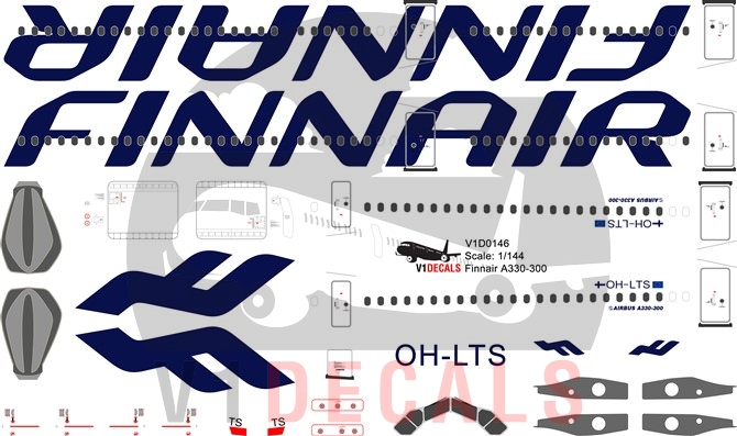 Finnair Airbus A330-300 (New Livery) | V1 Decals