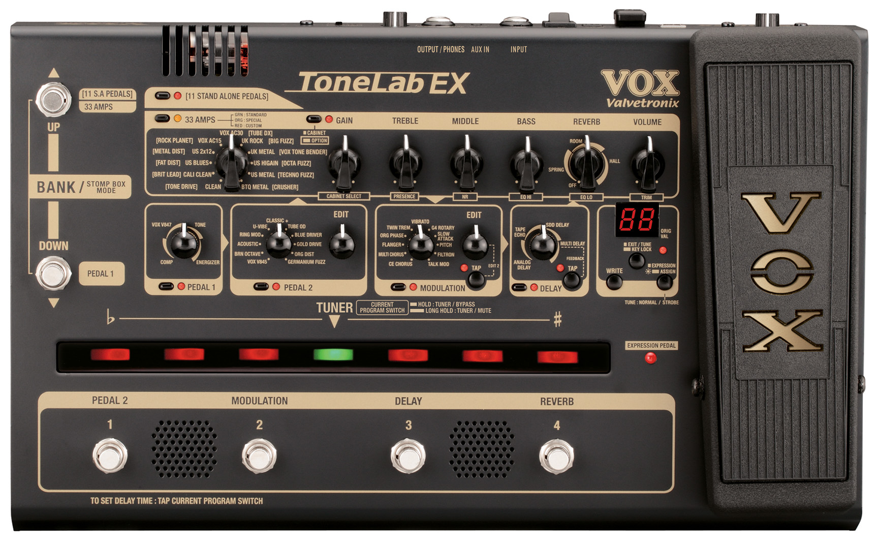 The VOX Showroom - Vox Valvetronix Tonelab EX Effects Processor