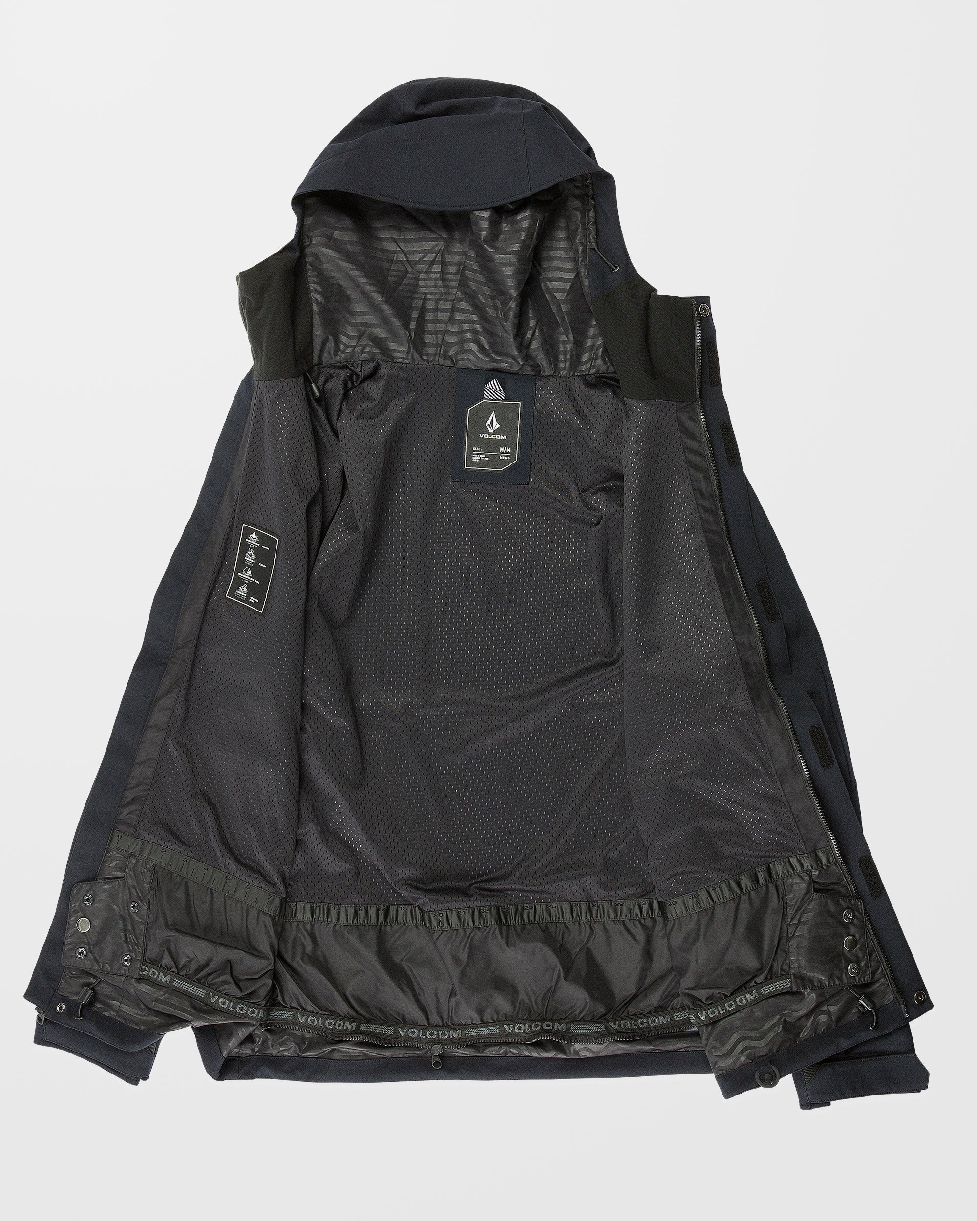 Brighton Full Zip Jacket - Black - Men - Volcom UK - 2 Years