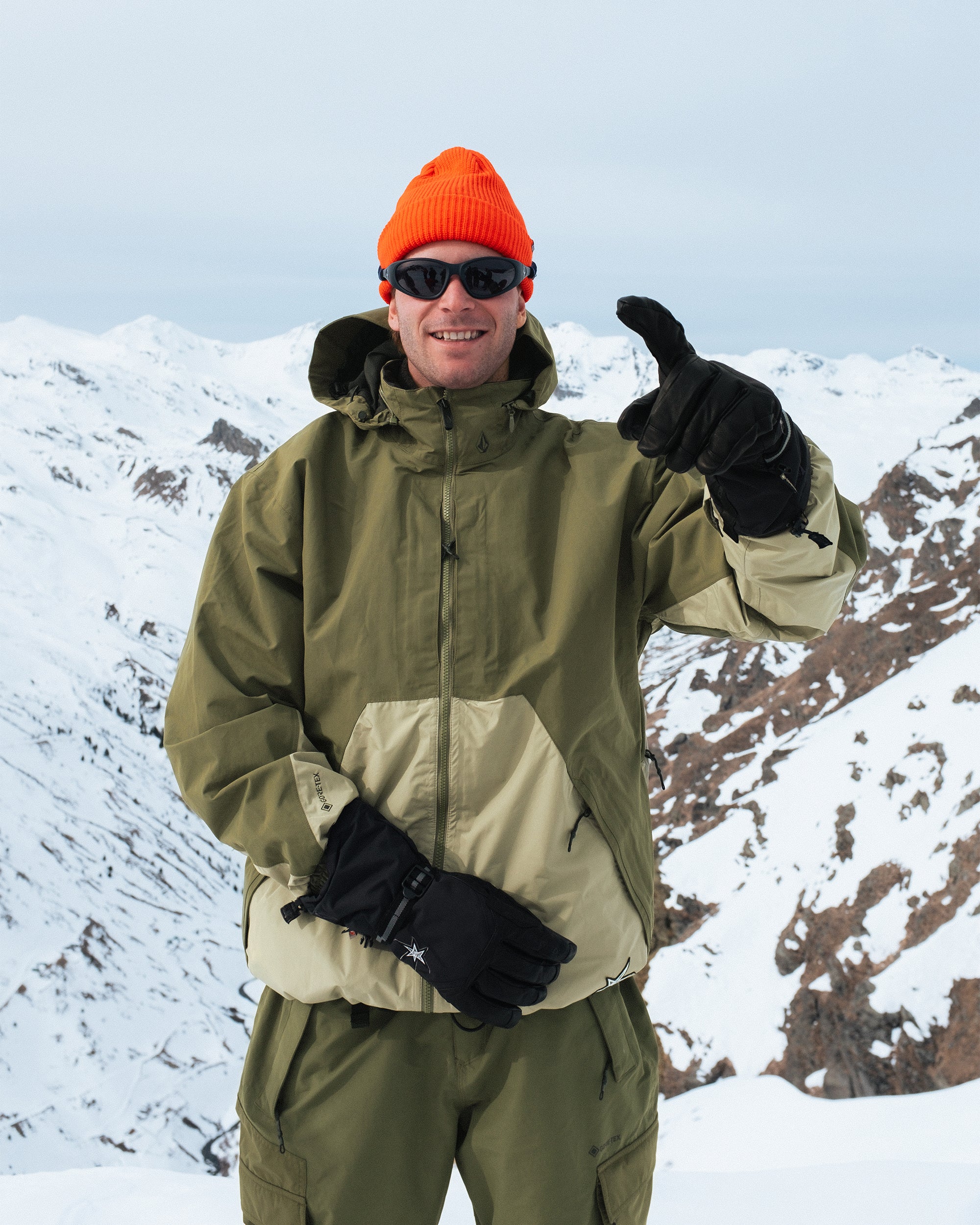 Longo Gore-Tex Jacket - Dark Olive - Men - Volcom EU – Volcom Europe