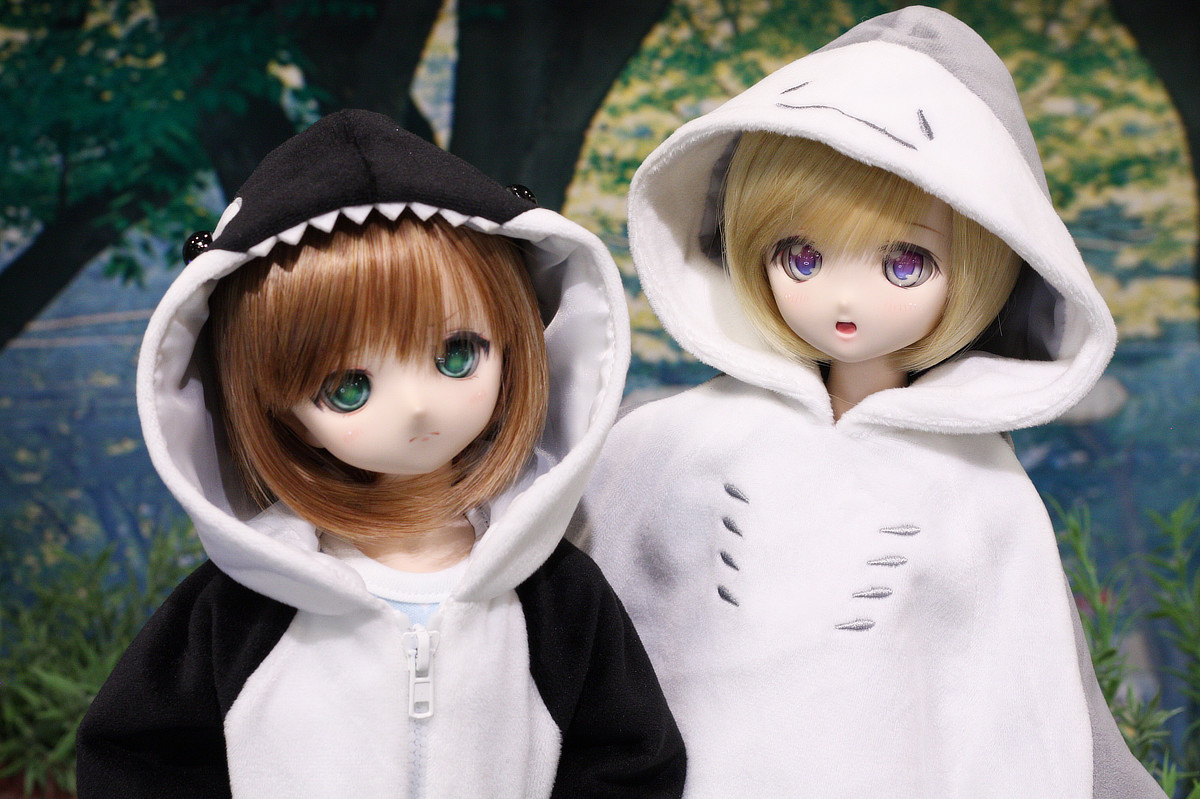 海の仲間たちに変身♪「シャチパーカー・ミニ」「エイパーカー・ミニ