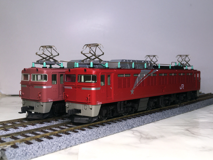 ロングボディの赤い電機！！ KATOのEF81とTOMIXのED78が入荷