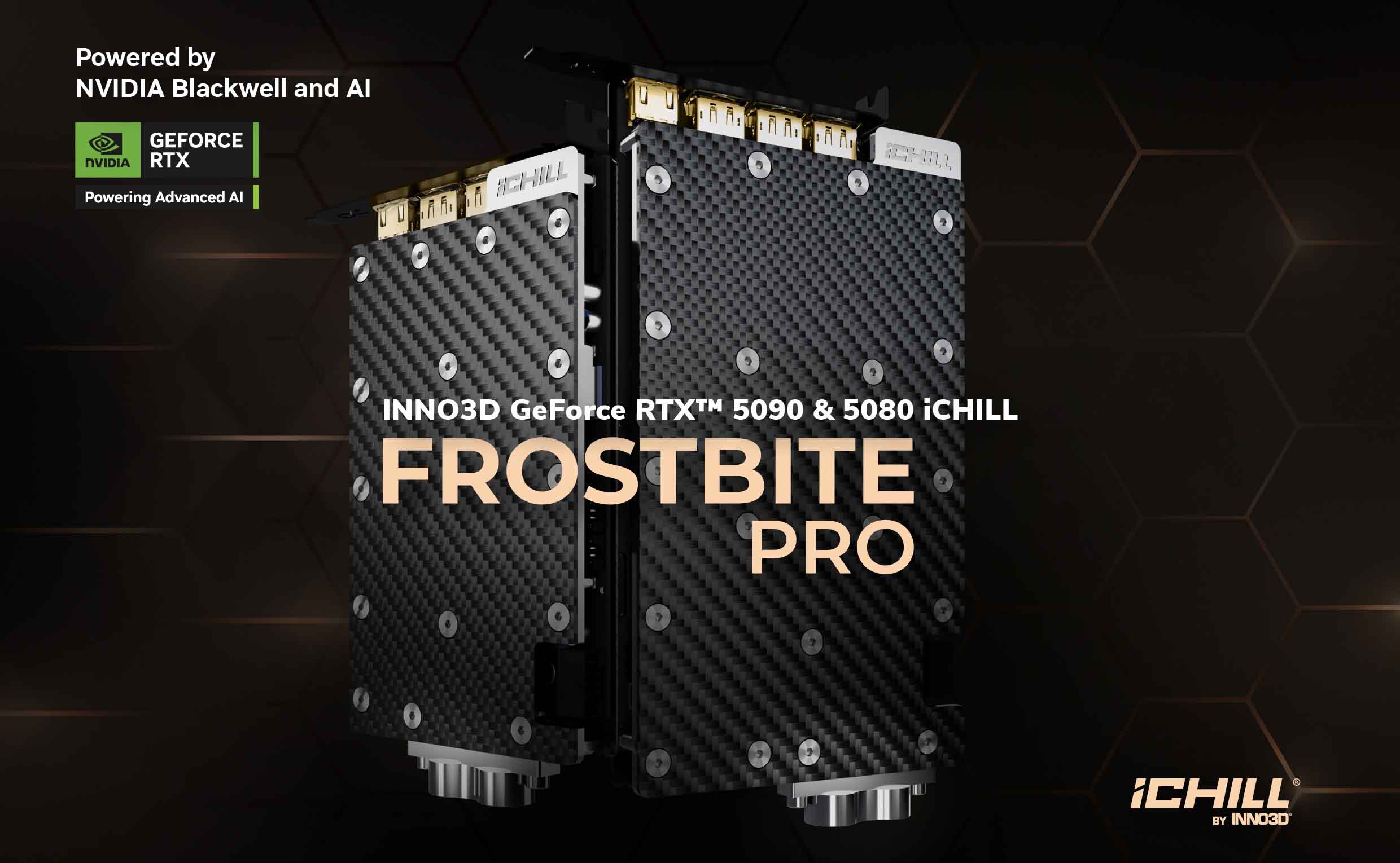 INNO3D GeForce RTX 5090/5080 Frostbite Pro Featuring Alphacool's