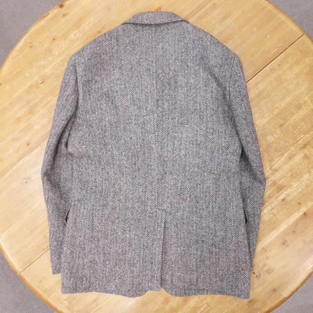 GINCHOオリジナルオーダー ハリスツイードヘリンボーンジャケット