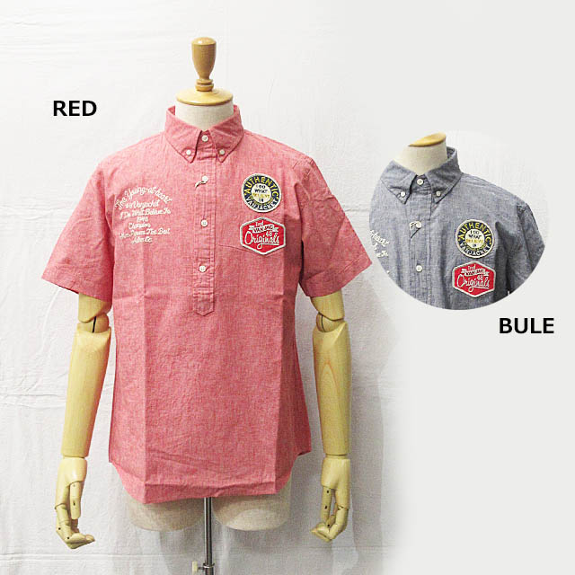 VAN 綿麻プルオーバー半袖ボタンダウンシャツ GINCHO ｜こだわる男の