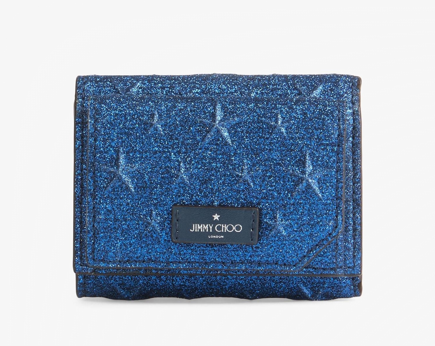 ジミー チュウから、スターモチーフ輝くグリッターレザーの財布が発売