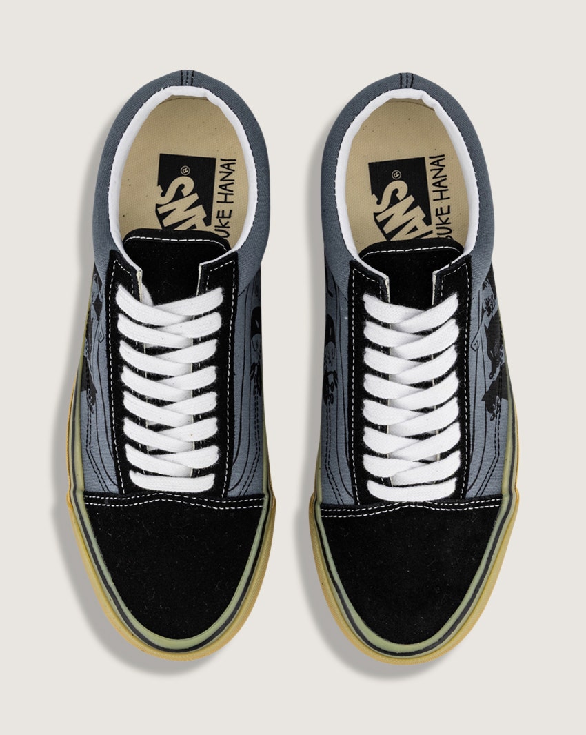 Shop Vans Premium Old Skool x Yusuke Hanai in Black and Grey.